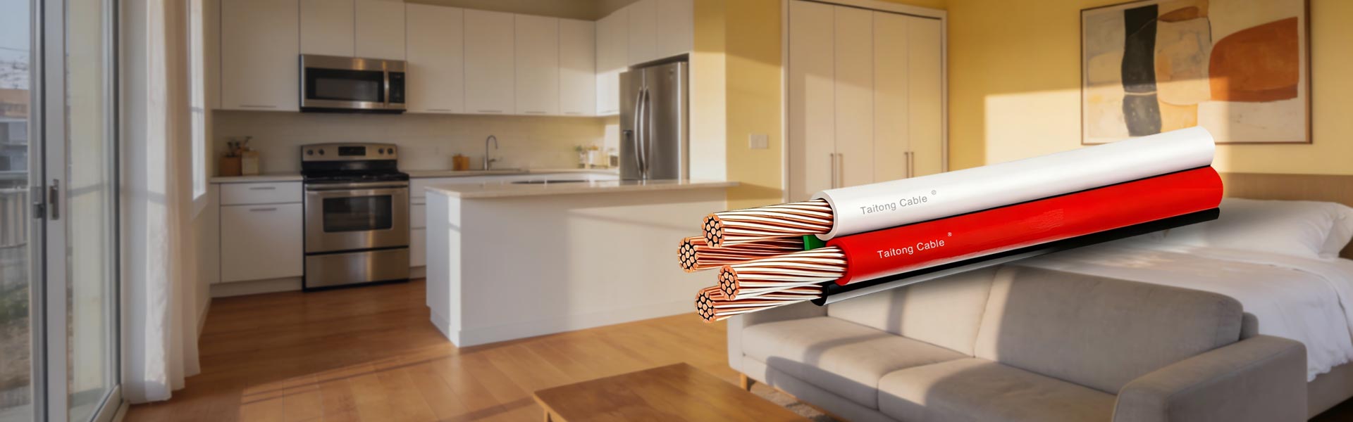 Nakapirming pagtula ng mga wire ng Residential Building