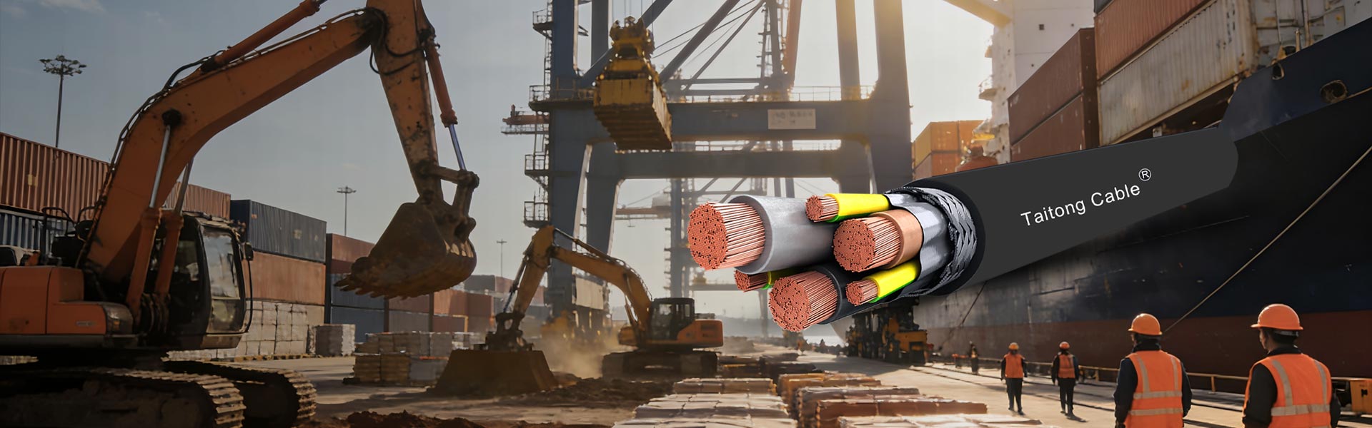 Pangkalahatang rubber-sheathed flexible cable