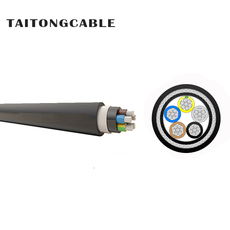 Low-Voltage 2-5-Core SWA Armored Aluminum Conductor XLPE Insulated PVC Sheathed Power Cables