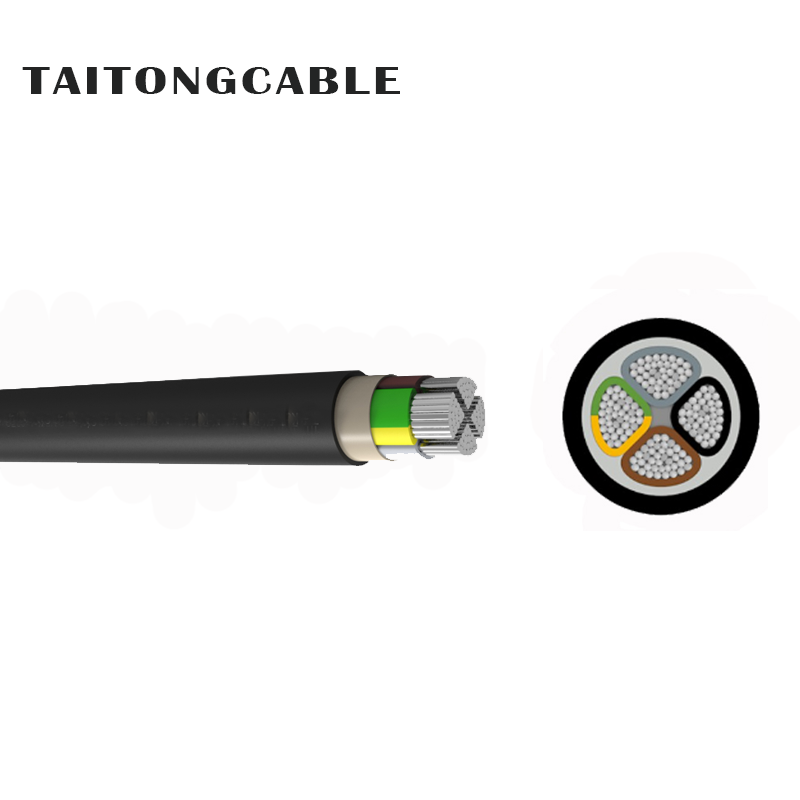 Mababang Boltahe 2-5Core PVC Insulated PVC Sheathed Aluminum Conductor Power Cable
