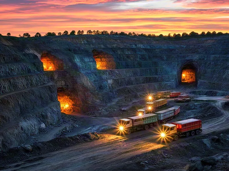 Undergroud at Coal Mine